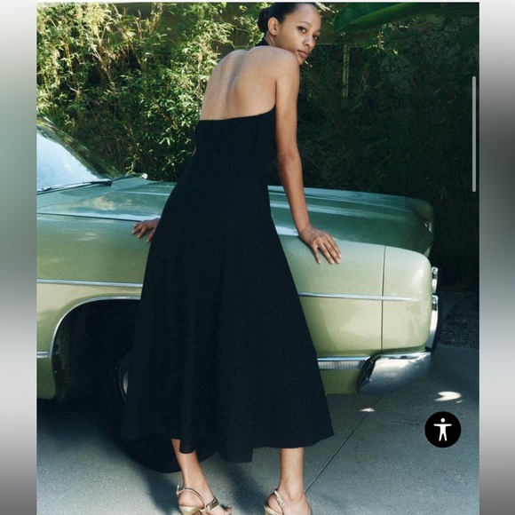 Zara Midi Halter Dress - Picture 2 of 7